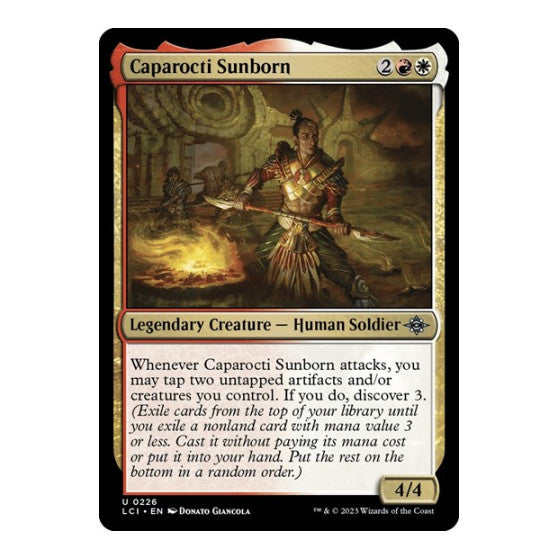 Caparocti Sunborn (LCI) #226 Uncommon (Lightly Played) The Lost Caverns of Ixalan Magic: The Gathering: 2023