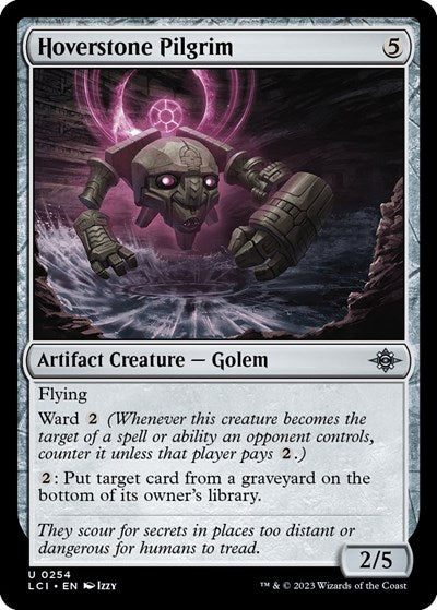 2023 Magic: The Lost Caverns of Ixalan (LCI) - Hoverstone Pilgrim (#254, Uncommon) (Lightly Played)