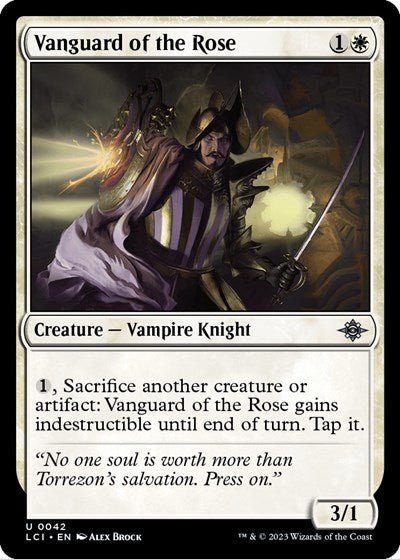 Vanguard of the Rose (LCI) #42 Uncommon (Lightly Played) The Lost Caverns of Ixalan Magic: 2023
