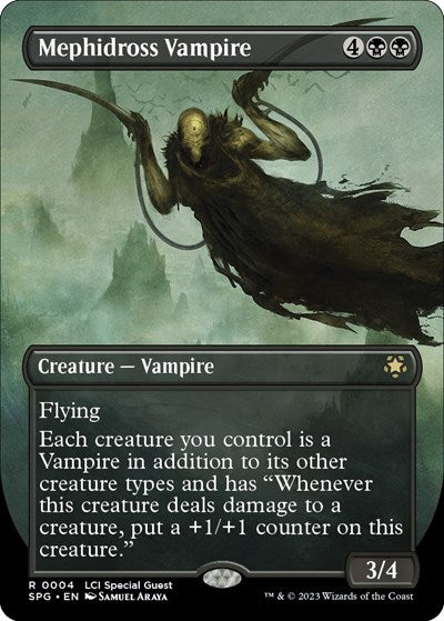 Mephidross Vampire Borderless (SPG) #4 Rare (Near Mint) Special Guests Magic: 2026