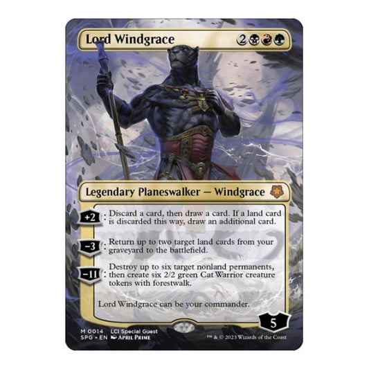 Lord Windgrace (Borderless) (SPG) #14 Mythic Rare (Foil Near Mint) Special Guests Magic: The Gathering: 2026