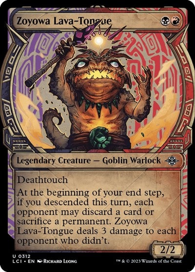 Zoyowa Lava Tongue Showcase (LCI) #312 Uncommon The Lost Caverns of Ixalan Magic: The Gathering: 2023