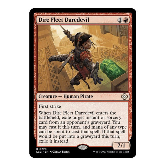Dire Fleet Daredevil (LCC) #223 Rare (Lightly Played) Commander: The Lost Caverns of Ixalan Magic: The Gathering: 2023