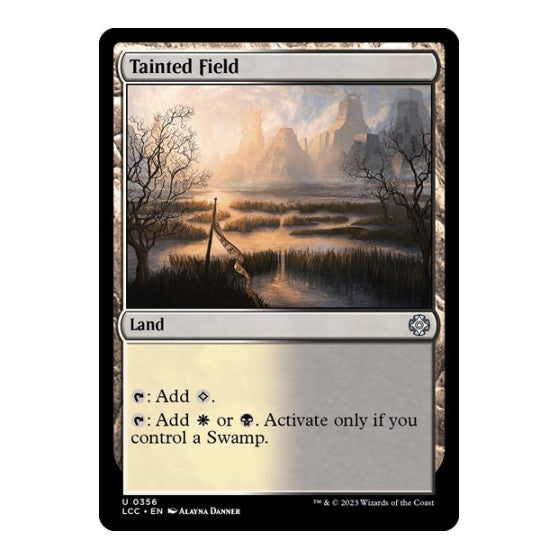 Tainted Field (LCC) #356 Uncommon (Lightly Played) Commander: The Lost Caverns of Ixalan Magic: The Gathering: 2023