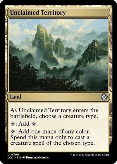 Unclaimed Territory (LCC) #366 Uncommon (Lightly Played) Commander: The Lost Caverns of Ixalan Magic: The Gathering: 2023