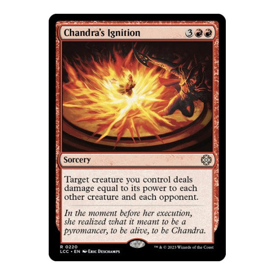 Chandra's Ignition (LCC) #220 Rare (Lightly Played) Commander: The Lost Caverns of Ixalan Magic: The Gathering: 2023