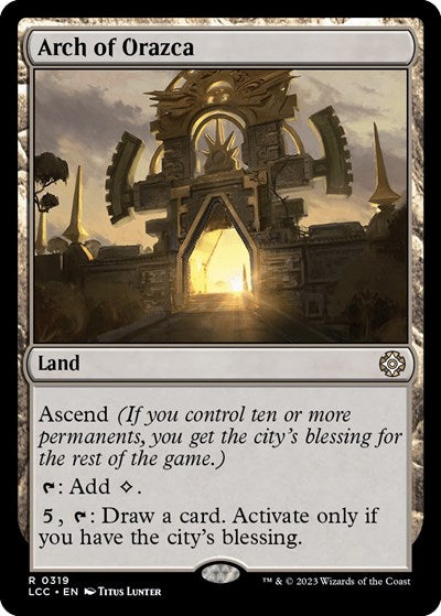 Arch of Orazca (LCC) #319 Rare (Lightly Played) Commander: The Lost Caverns of Ixalan Magic: The Gathering: 2023