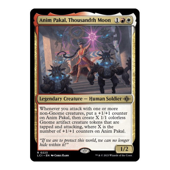 Anim Pakal, Thousandth Moon (LCI) #223 Rare (Lightly Played) The Lost Caverns of Ixalan Magic: The Gathering: 2023