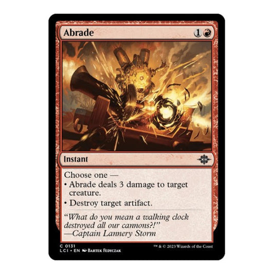 Abrade (LCI) #131 Common The Lost Caverns of Ixalan Magic: The Gathering: 2023