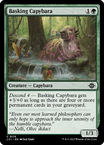 2023 Magic: The Lost Caverns of Ixalan (LCI) - Basking Capybara (#175, Common)