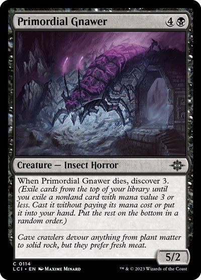 Primordial Gnawer (LCI) #114 Common (Lightly Played) The Lost Caverns of Ixalan Magic: The Gathering: 2023