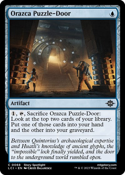 Orazca Puzzle Door (LCI) #68 Common (Lightly Played) The Lost Caverns of Ixalan Magic: 2023