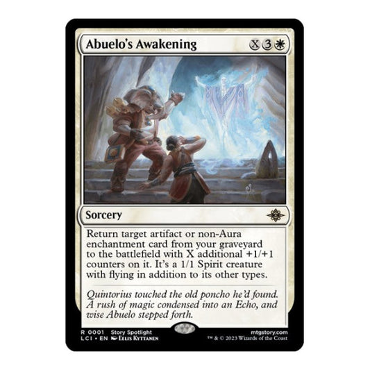 Abuelo's Awakening (LCI) #1 Rare (Lightly Played) The Lost Caverns of Ixalan Magic: The Gathering: 2023