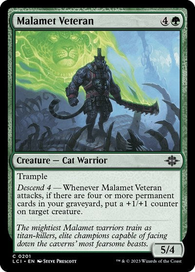 Malamet Veteran (LCI) #201 Common (Lightly Played) The Lost Caverns of Ixalan Magic: The Gathering: 2023