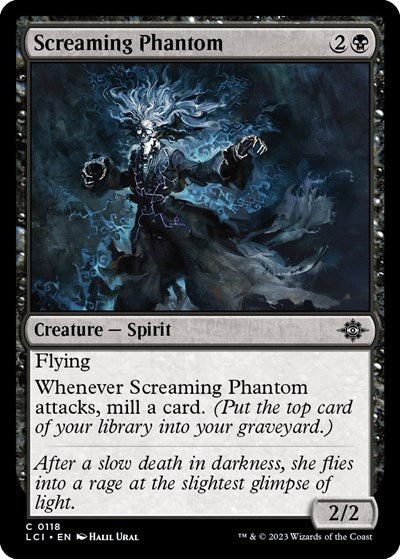2023 Magic: The Lost Caverns of Ixalan (LCI) - Screaming Phantom (#118, Common)