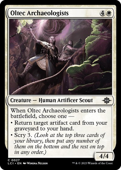 Oltec Archaeologists (LCI) #27 Common The Lost Caverns of Ixalan Magic: The Gathering: 2023