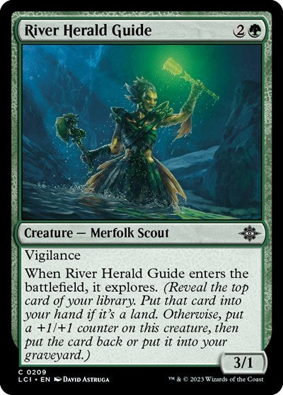 River Herald Guide (LCI) #209 Common The Lost Caverns of Ixalan Magic: The Gathering: 2023