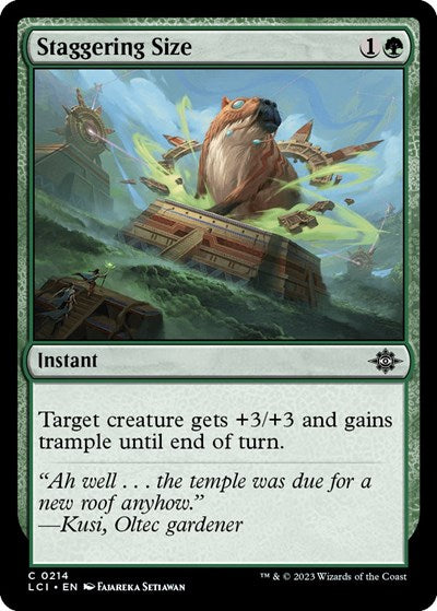 2023 Magic: The Lost Caverns of Ixalan (LCI) - Staggering Size (#214, Common)