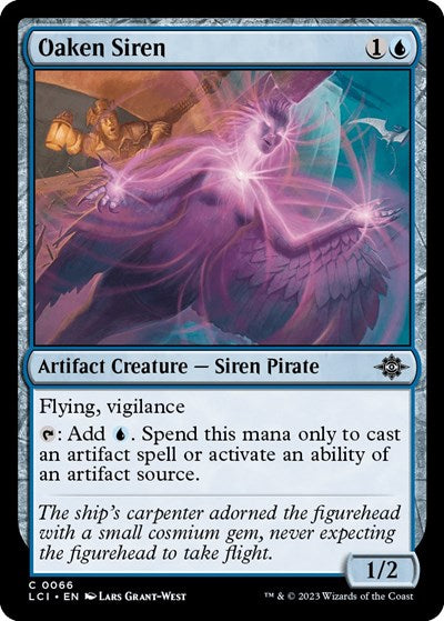 Oaken Siren (LCI) #66 Common The Lost Caverns of Ixalan Magic: 2023