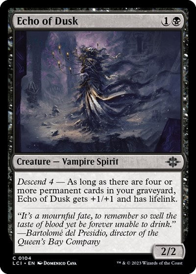 Echo of Dusk (LCI) #104 Common The Lost Caverns of Ixalan Magic: 2023