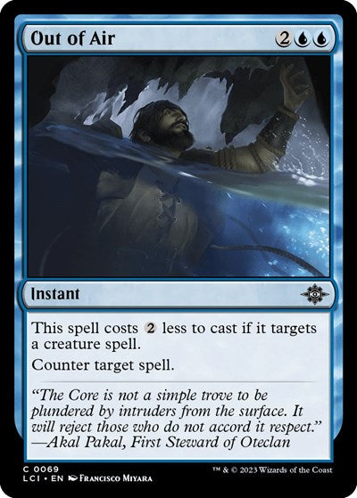 Out of Air (LCI) #69 Common (Lightly Played) The Lost Caverns of Ixalan Magic: 2023