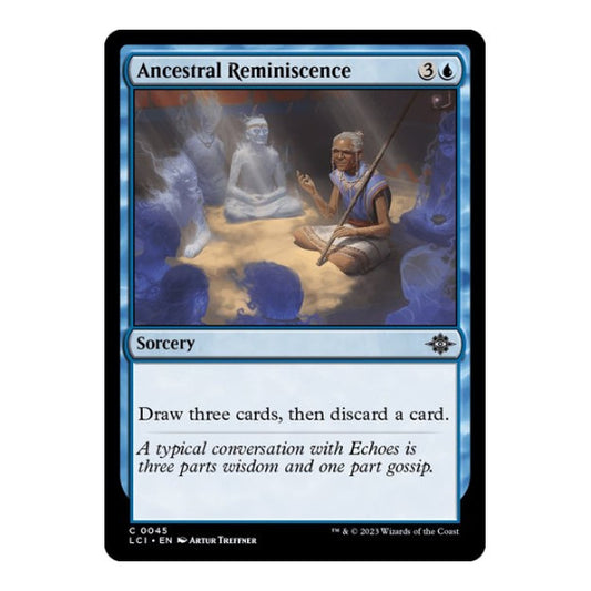 Ancestral Reminiscence (LCI) #45 Common The Lost Caverns of Ixalan Magic: The Gathering: 2023