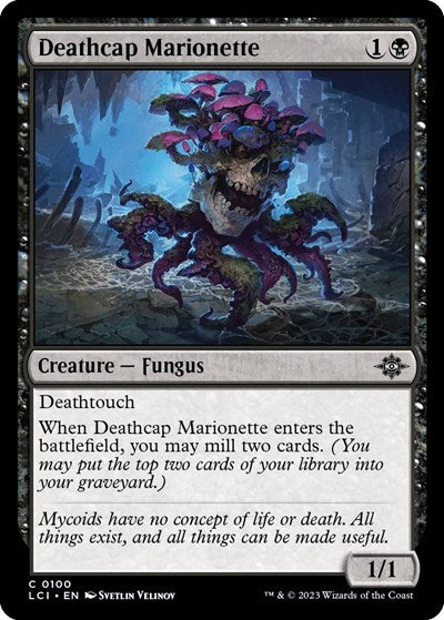 Deathcap Marionette (LCI) #100 Common The Lost Caverns of Ixalan Magic: The Gathering: 2023
