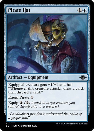 2023 Magic: The Lost Caverns of Ixalan (LCI) - Pirate Hat (#70, Common) (Lightly Played)