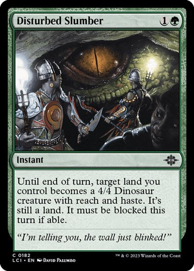 2023 Magic: The Lost Caverns of Ixalan (LCI) - Disturbed Slumber (#182, Common) (Lightly Played)