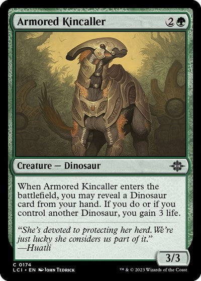 Armored Kincaller (LCI) #174 Common The Lost Caverns of Ixalan Magic: 2023