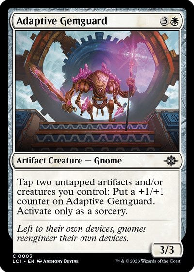 2023 Magic: The Lost Caverns of Ixalan (LCI) - Adaptive Gemguard (#3, Common)