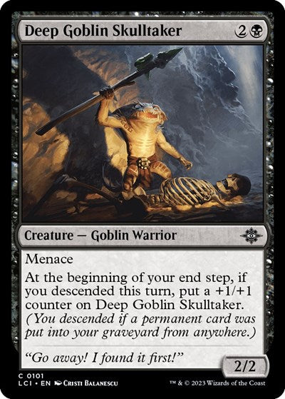 Deep Goblin Skulltaker (LCI) #101 Common (Lightly Played) The Lost Caverns of Ixalan Magic: The Gathering: 2023