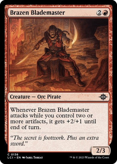 2023 Magic: The Lost Caverns of Ixalan (LCI) - Brazen Blademaster (#136, Common)