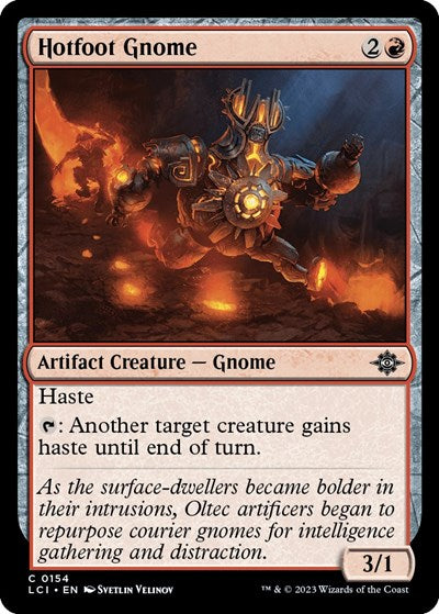 2023 Magic: The Lost Caverns of Ixalan (LCI) - Hotfoot Gnome (#154, Common) (Lightly Played)