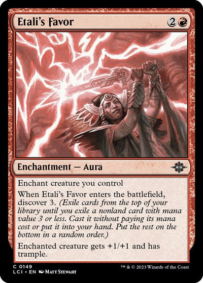 Etalis Favor (LCI) #149 Common (Lightly Played) The Lost Caverns of Ixalan Magic: The Gathering: 2023
