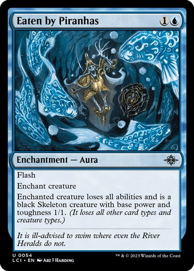 Eaten by Piranhas (LCI) #54 Uncommon (Lightly Played) The Lost Caverns of Ixalan Magic: The Gathering: 2023