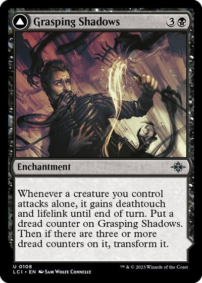 Grasping Shadows (LCI) #108 Uncommon (Lightly Played) The Lost Caverns of Ixalan Magic: 2023