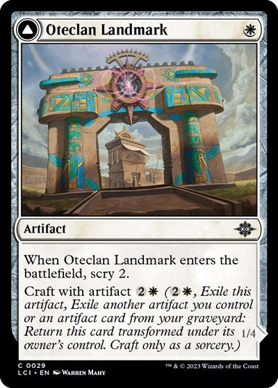 2023 Magic: The Lost Caverns of Ixalan (LCI) - Oteclan Landmark (#29, Common) (Lightly Played)