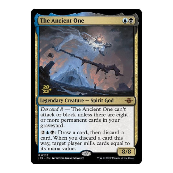 The Ancient One (PRE) #222 Mythic Rare (Foil Lightly Played) Prerelease Cards Magic: The Gathering: 2026