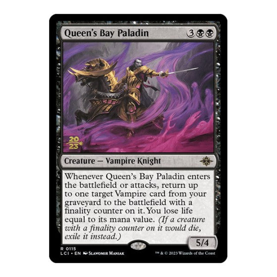 Queens Bay Paladin (PRE) #115 Rare (Foil Lightly Played) Prerelease Cards Magic: The Gathering: 2026