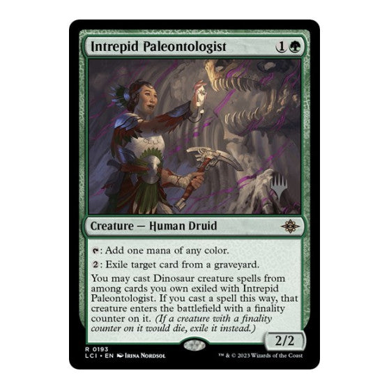 Intrepid Paleontologist (PPLCI) #193 Rare (Lightly Played) Promo Pack: The Lost Caverns of Ixalan Magic: The Gathering: 2023