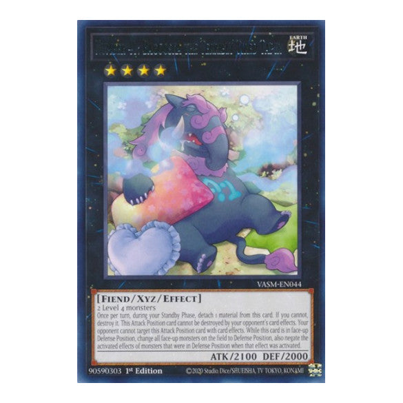 Number 41: Bagooska the Terribly Tired Tapir (VASM) #VASM-EN044 Rare (1st Edition Near Mint) Valiant Smashers YuGiOh: 2023
