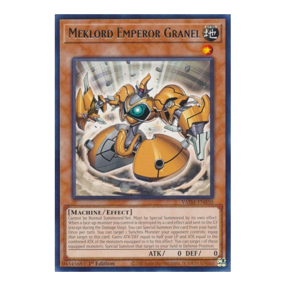 Meklord Emperor Granel (VASM) #VASM-EN050 Rare (1st Edition Near Mint) Valiant Smashers YuGiOh: 2023