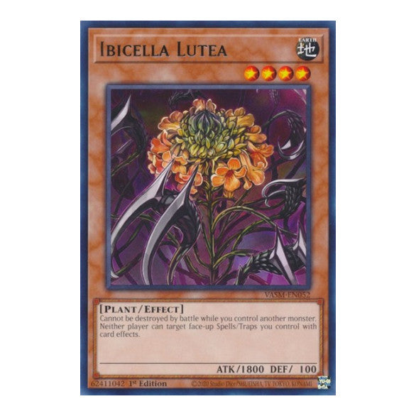 Ibicella Lutea (VASM) #VASM-EN052 Rare (1st Edition Near Mint) Valiant Smashers YuGiOh: 2023