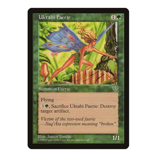 Uktabi Faerie (MIR) #247 Common (Lightly Played) Mirage Magic: The Gathering: 1996