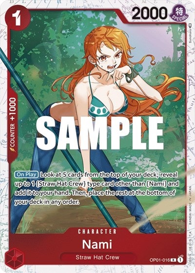 Nami - OP01-016 (Ultra Deck: The Three Captains) (OP-PR) #OP01-016 Rare (Foil Near Mint) One Piece Promotion Cards One Piece Card Game: 2022