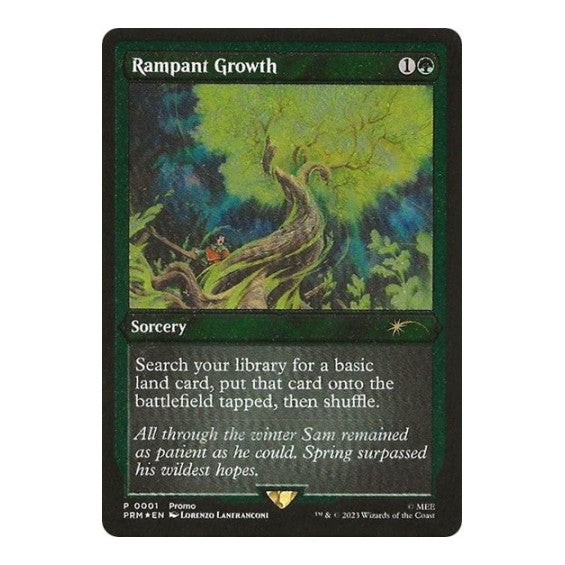 Rampant Growth (Foil Etched) (WPN) #1 Promo (Foil Lightly Played) WPN & Gateway Promos Magic: The Gathering: 2026