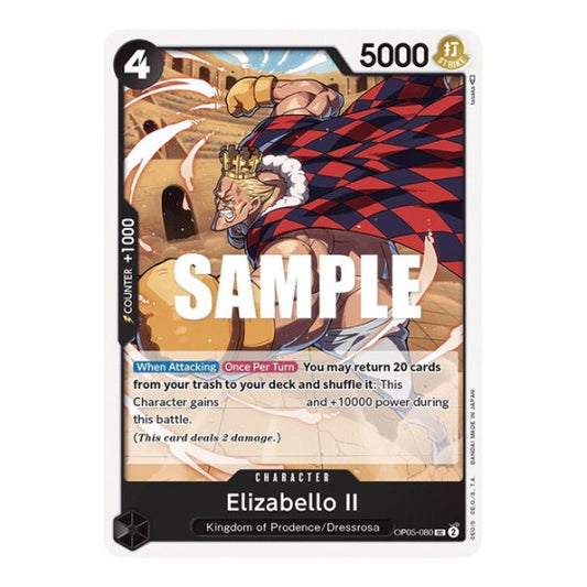 Elizabello II (OP05) #OP05-080 Uncommon (Near Mint) Awakening of the New Era One Piece Card Game: 2023