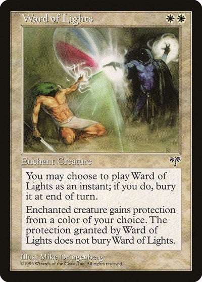 Ward of Lights (MIR) #47 Common (Lightly Played) Mirage Magic: The Gathering: 1996