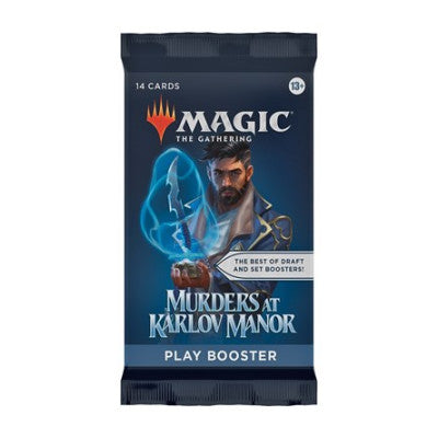 Murders at Karlov Manor - Play Booster Pack (MKM) (Unopened) Murders at Karlov Manor Magic: The Gathering: 2024